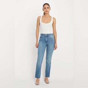 Good American - Soft Tech Good Petite Straight Jeans